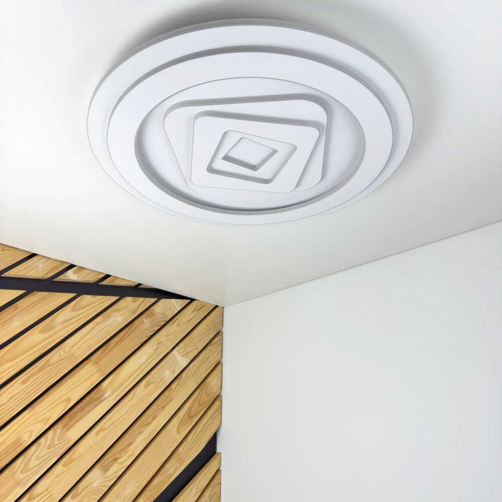 Светильник LED smart KOLIZEY с пультом 130Вт 3000-5000K 8600Lm Круглый Белый 220445